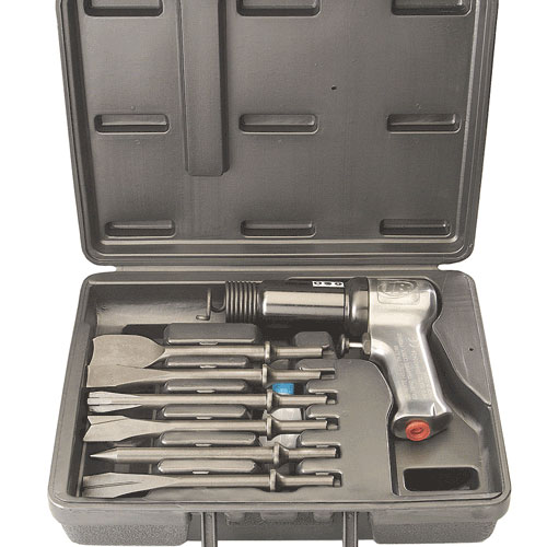 Ingersoll Rand 121-K6 Air Hammer Tool Kit W/ 6-Pc Chisel Chiseling Kit IR121-K6 