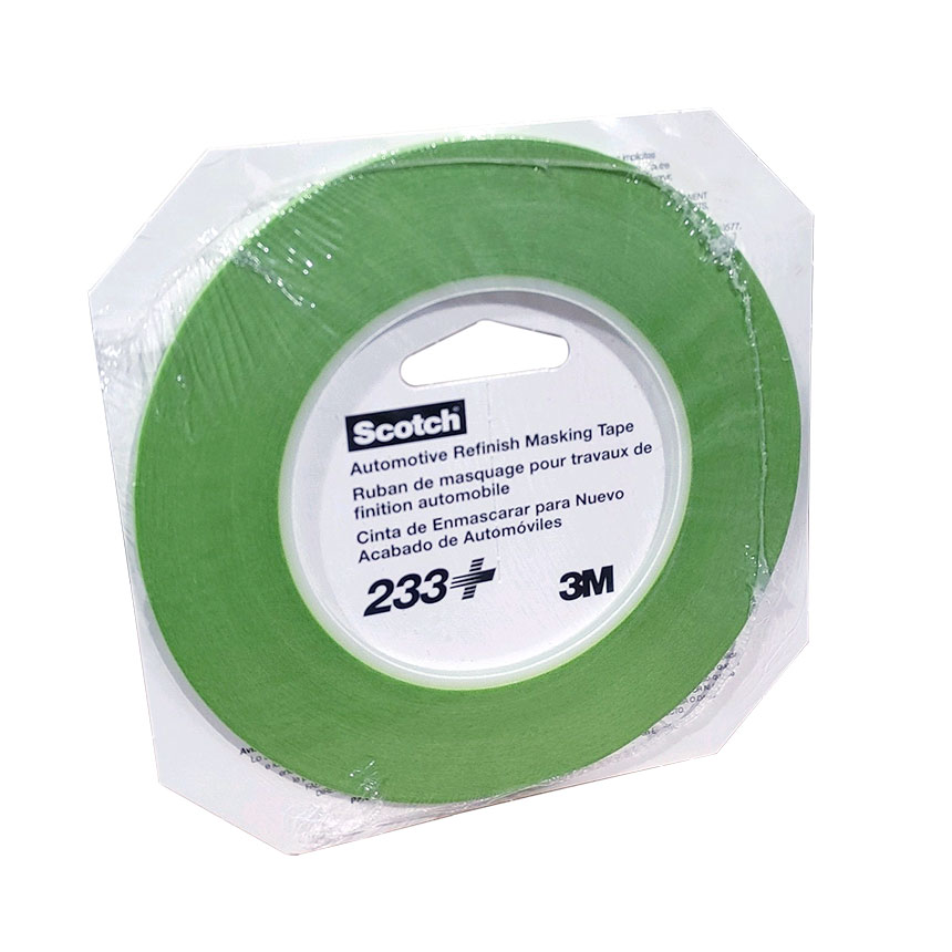233 Pack of 1 Masking Tape 250 Deg F Performance Temp 55m x 72mm Green 