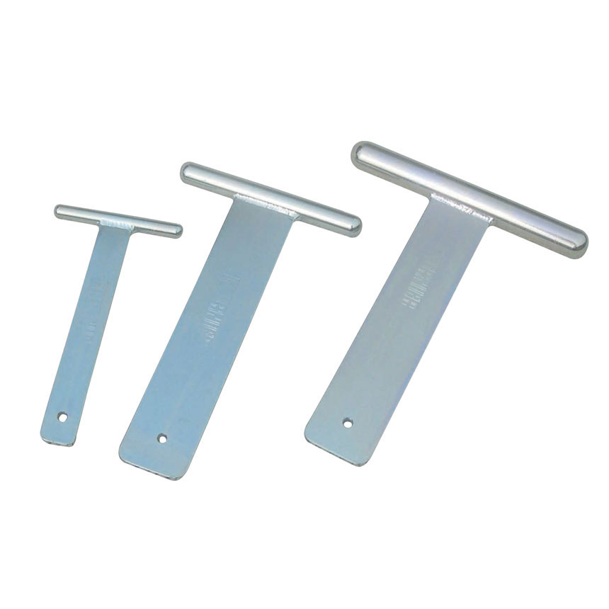 1" 3/4 3-Piece Straight T-Dolly Set Metal Shaping Forming Clamps into Vise 0.5 