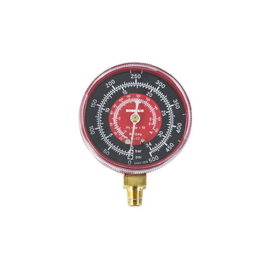Red ROB-11795 Brand New! High Side Universal Replacement Gauge 
