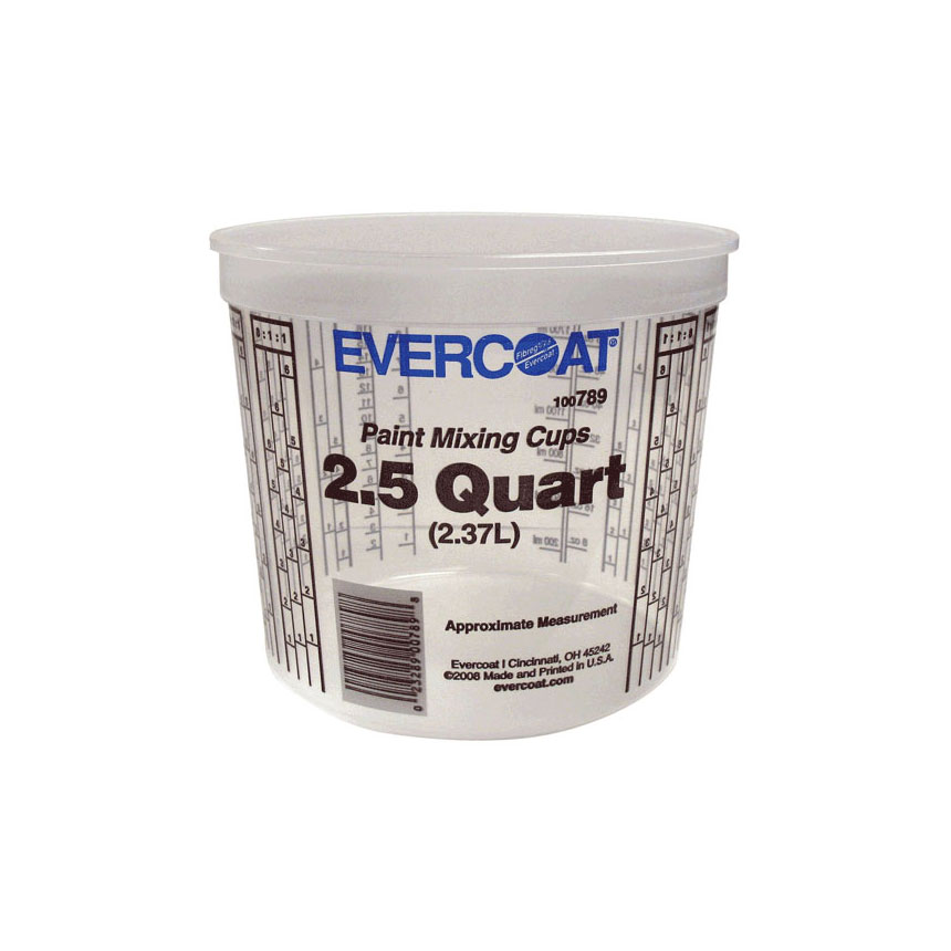 Evercoat Paint Mixing Cups - 2.5 Quarts